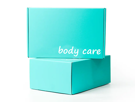 Blue Corrugated Shipping Box